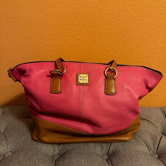 Hot Pink Dooney & Bourke Handbag - Picture 1 of 7
